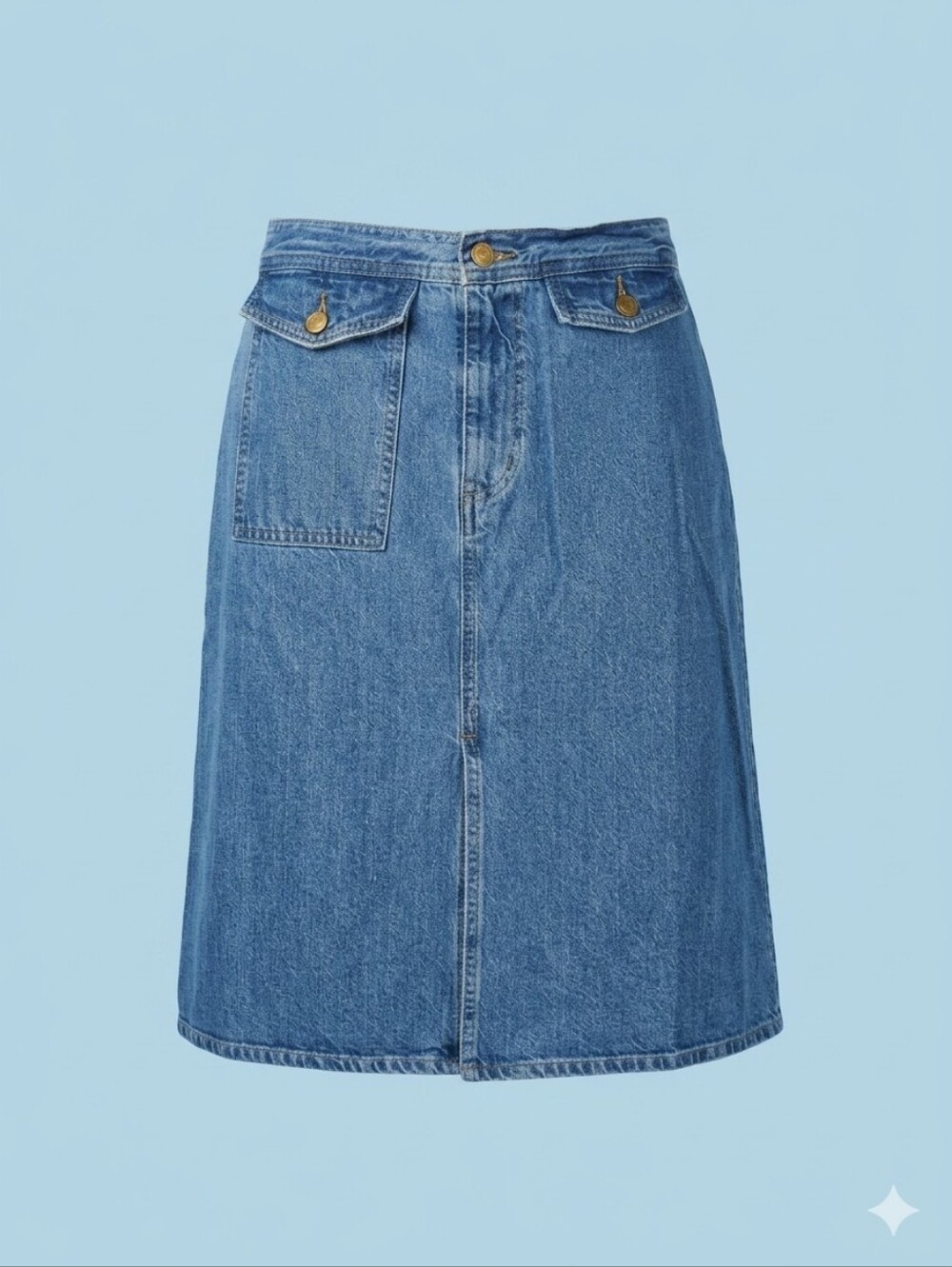 Levi's A-Line Mid-Length Denim Skirt (Size 29 / W29)